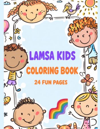 LAMSA KIDS Coloring Book: Fun Pages 24 Book Cover by Fatma Alnuaimi
