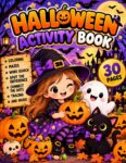 Halloween Activity Book for Kids Book Cover by Fatma Alnuaimi